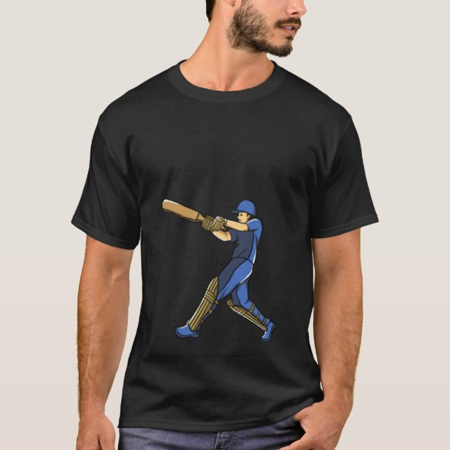 Cricketer Cricket Player  Cricketers T-Shirt (Front)
