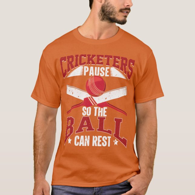 Cricketer Lifestyle Sports Cricketing Game Gifts b T-Shirt (Front)