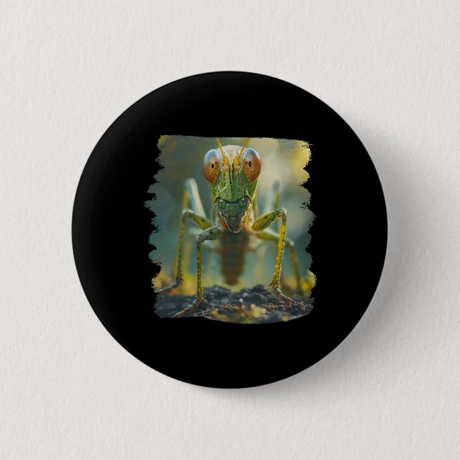Crickets Animal Cricket 7  Button (Front)