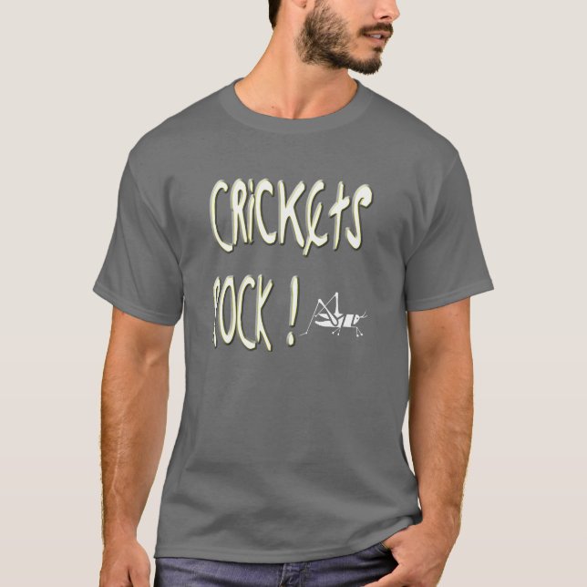 Crickets Rock! T-shirt (Front)