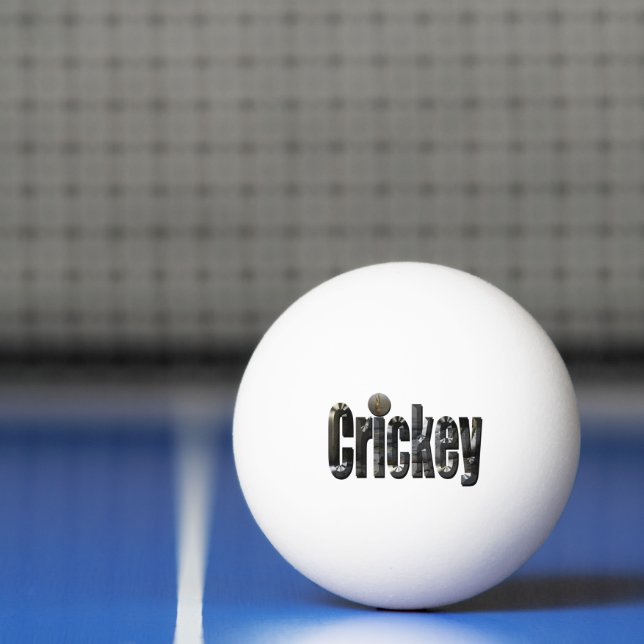 Crickey: Aussie Slang Word Made With Crocodiles, Ping Pong Ball (Net)