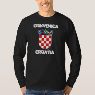 Crikvenica, Croatia with coat of arms T-Shirt