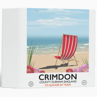Crimdon ,County Durham, England. 3 Ring Binder