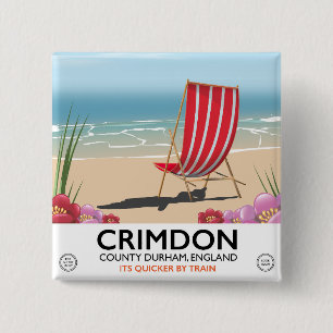 Crimdon ,County Durham, England. Button