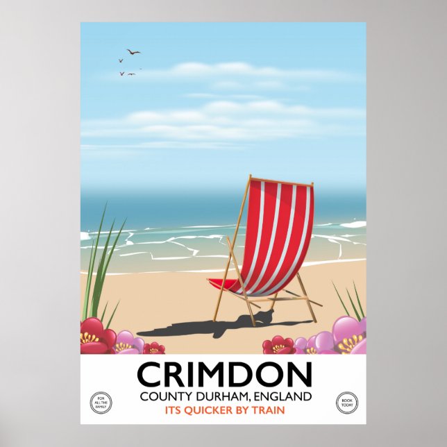 Crimdon ,County Durham, England. Poster (Front)
