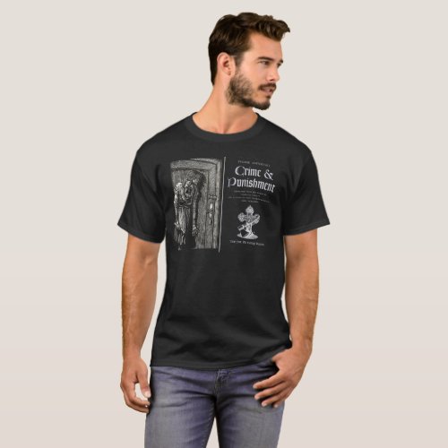 Crime and Punishment Black Mens T_shirt