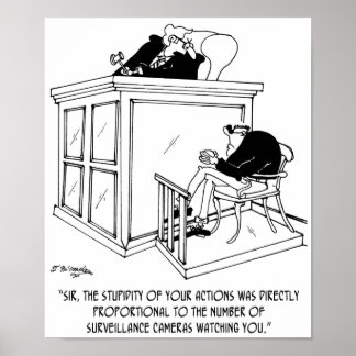 Crime Cartoon 7348 Poster