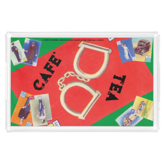"Crime Club" 10 x 16 Serving Tray