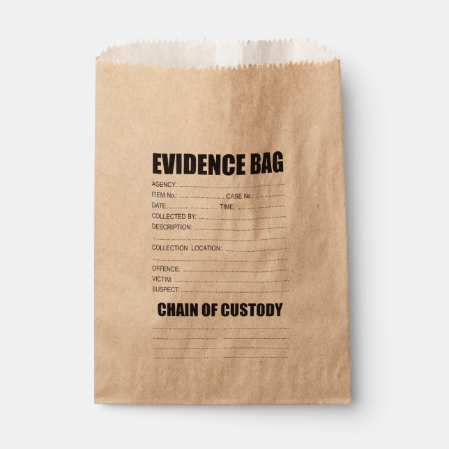 Crime Evidence Bag (Front)