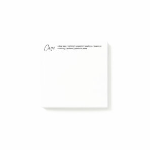 Crime & Forensic Sticky Notes