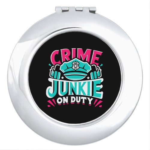 Crime Junkie Compact Mirror