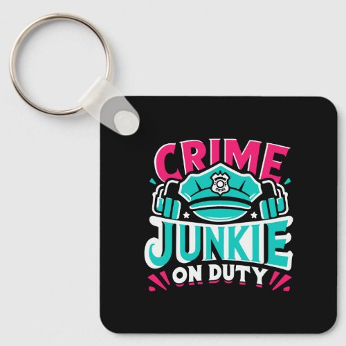 Crime Junkie Keychain