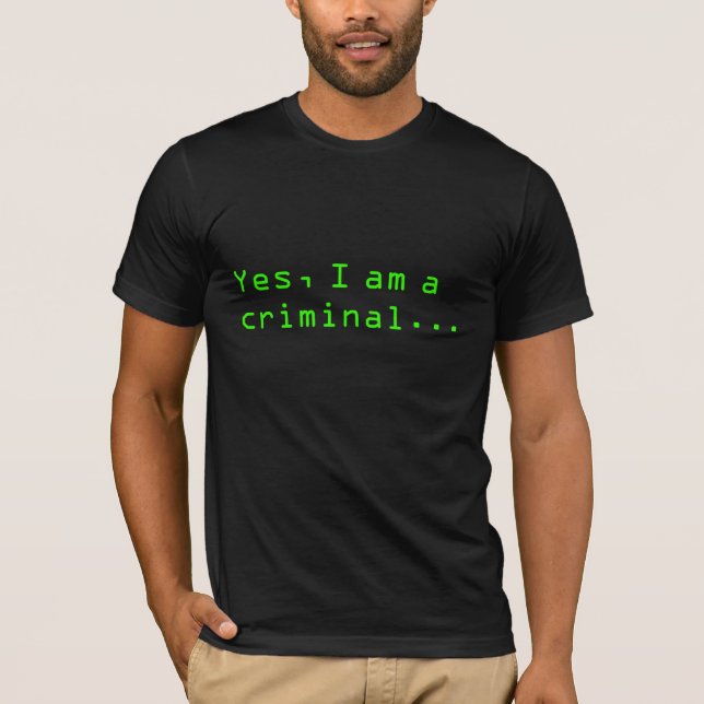 Crime of curiosity T-Shirt (Front)