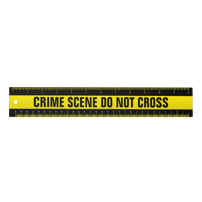 Crime scene 12 inch Ruler (Front)