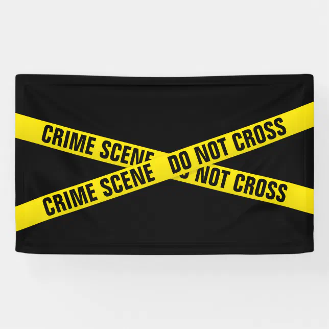 Crime scene banner | Zazzle
