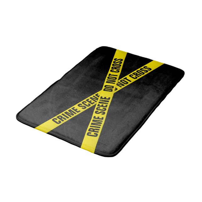 Crime scene bathroom mat (Angled)