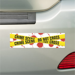 Crime Scene Car Magnet