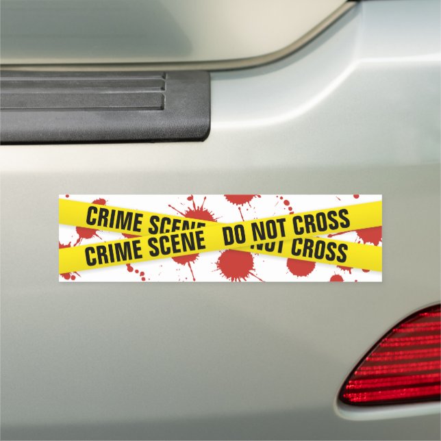 Crime Scene Car Magnet (In Situ)