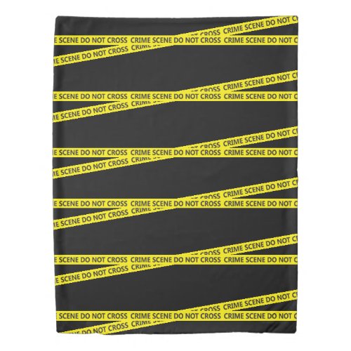 Crime Scene Do Not Cross Novelty Duvet Cover