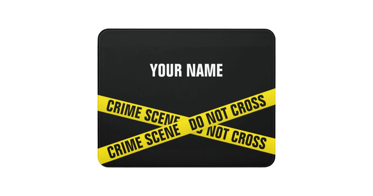 Crime scene door sign | Zazzle