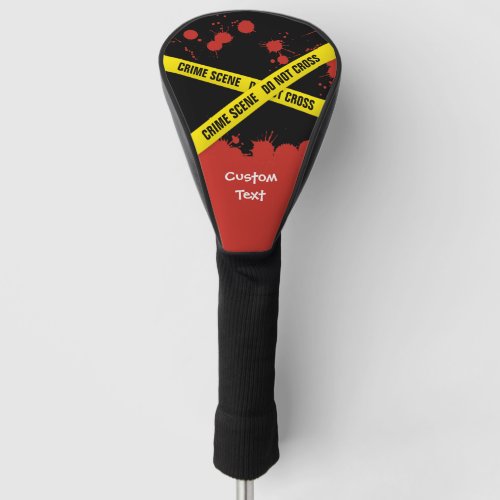 Crime Scene Golf Head Cover