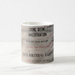 Crime Scene Investigation Birthday Coffee Mug