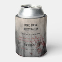 Crime Scene Investigation Birthday Thank You