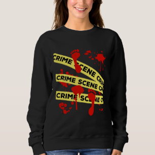Crime Scene Investigation Tape Sweatshirt