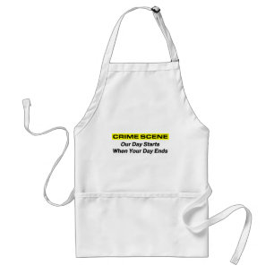 Crime Scene Investigator Adult Apron