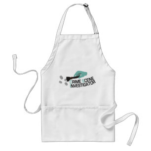 Crime Scene Investigator Adult Apron