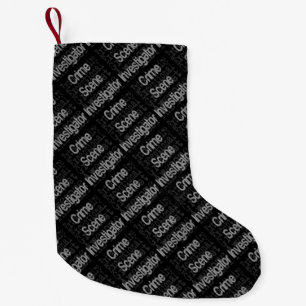 Crime Scene Investigator Extraordinaire Small Christmas Stocking