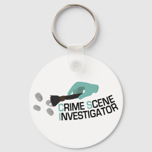 Crime Scene Investigator Keychain