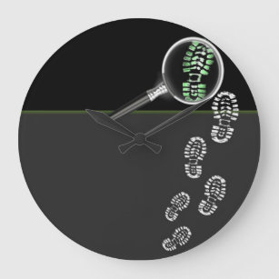 Crime Scene Investigator Wall Clock