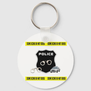 Crime Scene Keychain