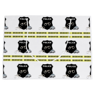 Crime Scene Law Enforcement   Large Gift Bag