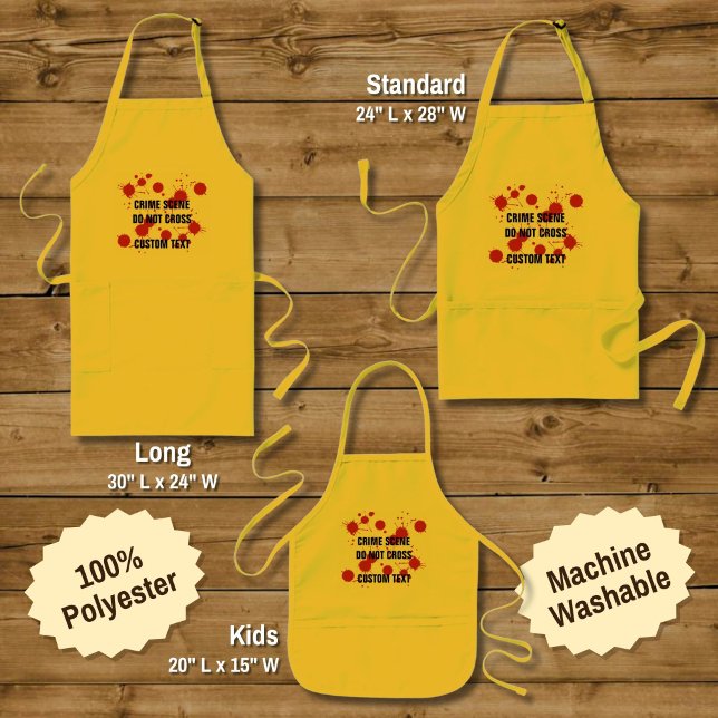 Crime Scene Long Apron (Creator Uploaded)