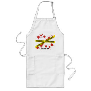 Crime Scene Long Apron