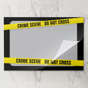 Crime scene paper pad