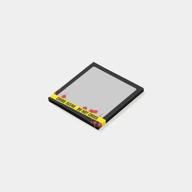 Crime Scene Post-it Notes (Angled)