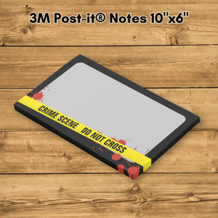 Crime Scene Post-it Notes