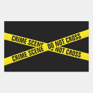 Crime Scene Stickers | Zazzle