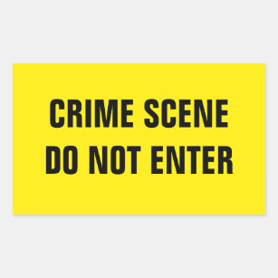 Crime Scene Stickers 