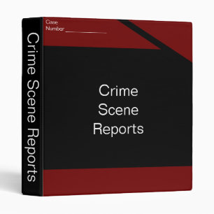 crime scene report binder