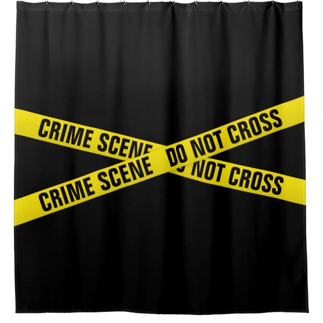 Crime scene shower curtain (Front)