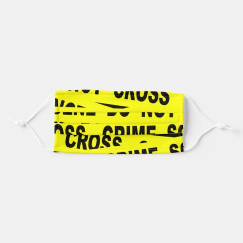 Crime Scene Tape Adult Cloth Face Mask