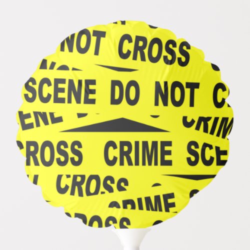Crime Scene Tape Balloon