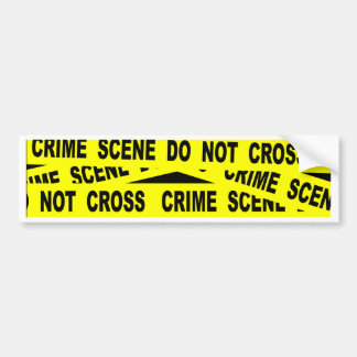 Police Tape Bumper Stickers - Car Stickers | Zazzle