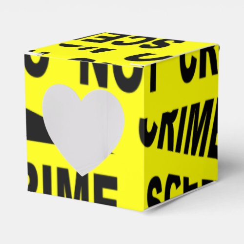 Crime Scene Tape Favor Boxes