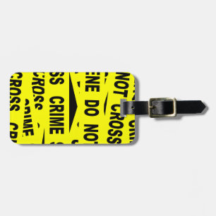 Crime Scene Tape Luggage Tag