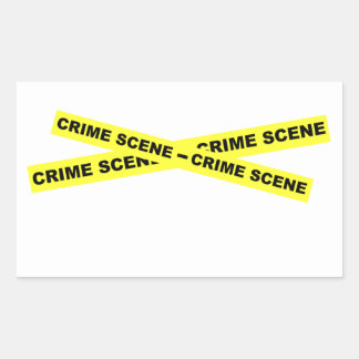 Crime Scene Stickers | Zazzle